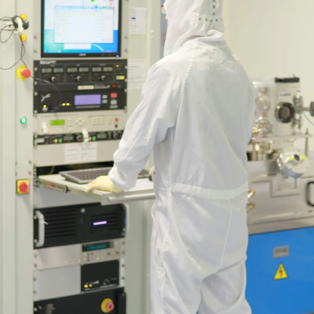 Undergraduate student developing an engineering project