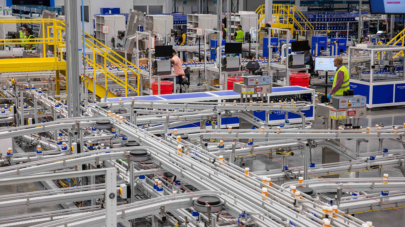 Walmart associates supporting pharmacy fulfillment operations