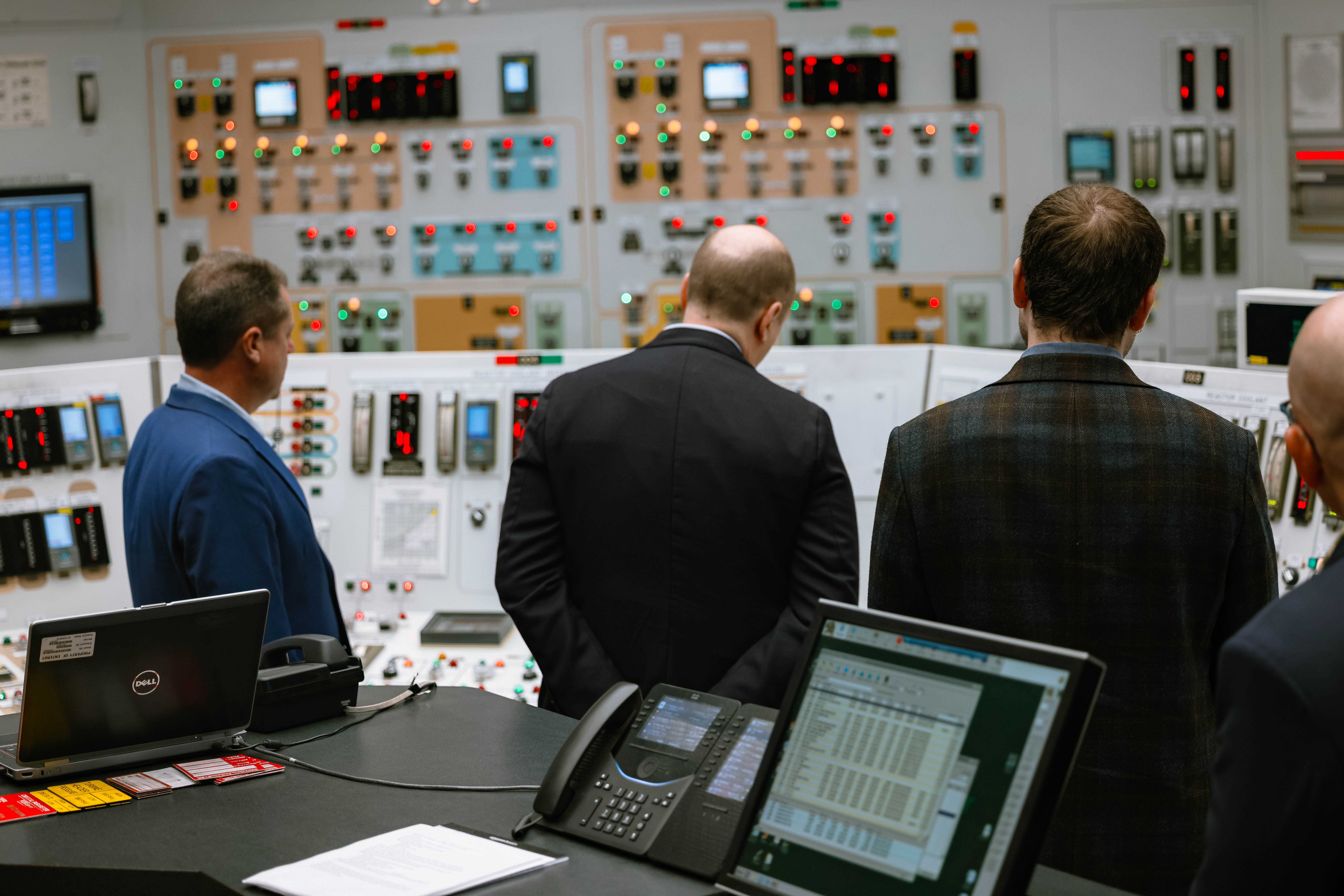 Worker preparing for safety-focused technical work