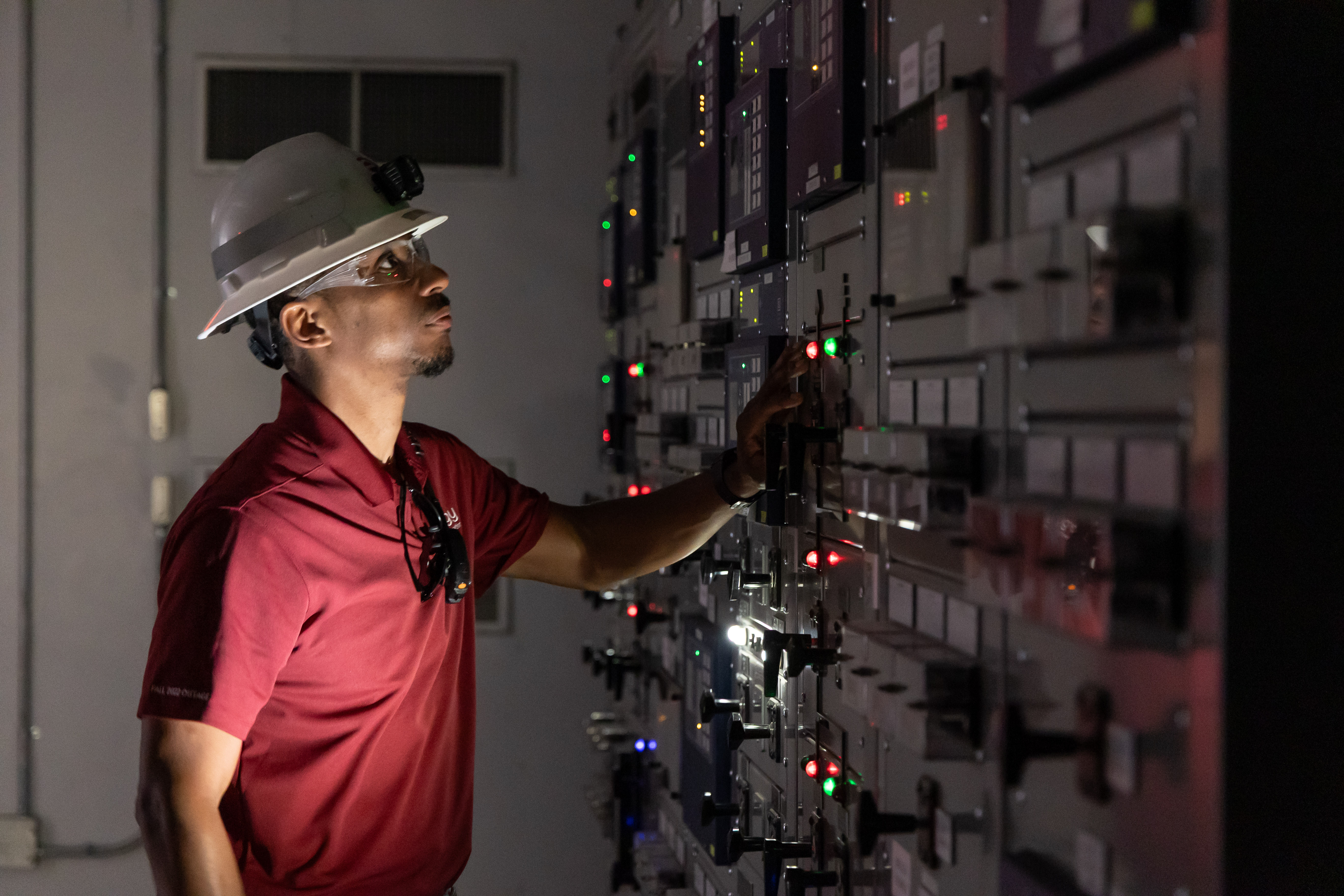 Experienced professionals discussing operational work